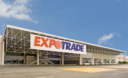 Fachada do Expotrade Pinhais, local da TratorParts 2027